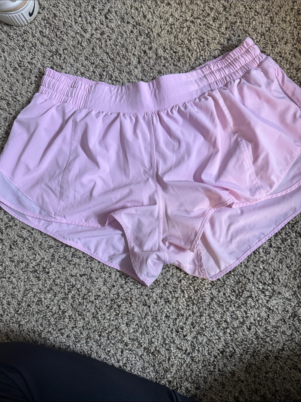 Lululemon Hotty Hot Shorts Pink Size 14 Lined Running Athletic